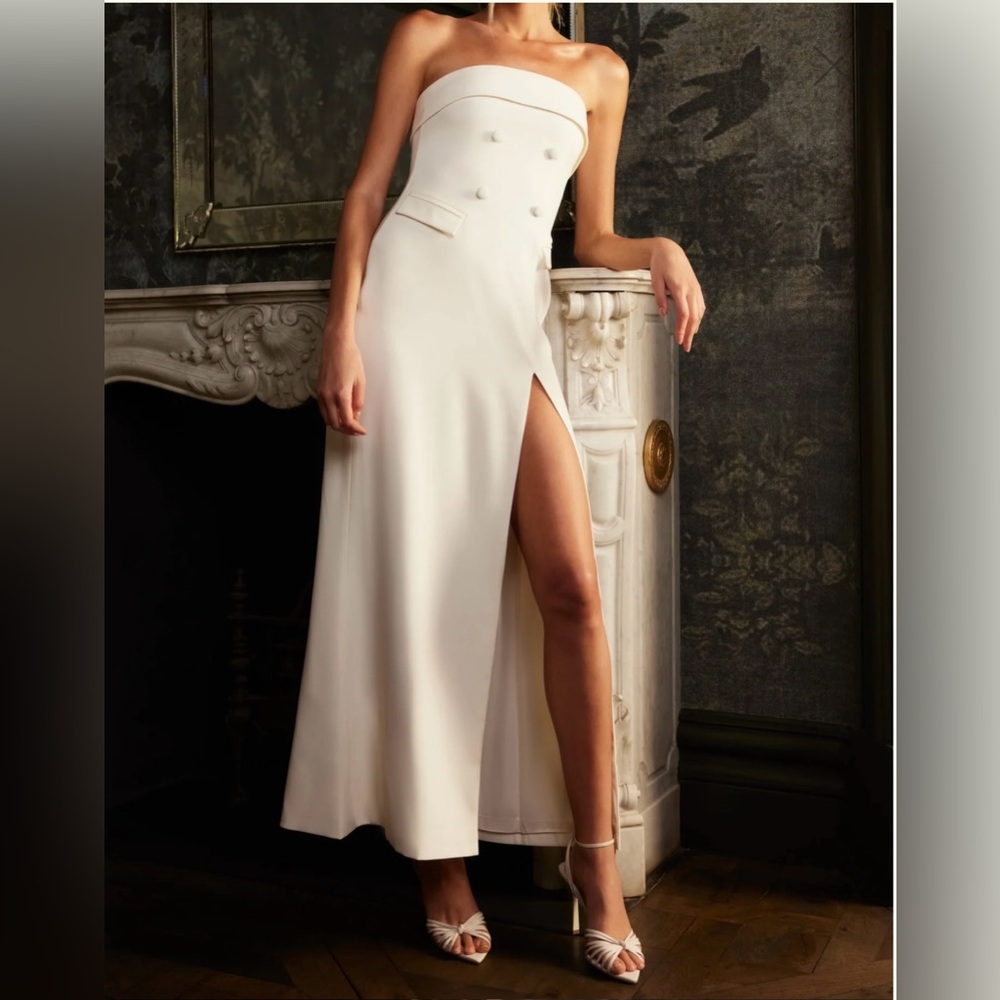 Meshki ‘Abbie’ Dress - Ivory (S)